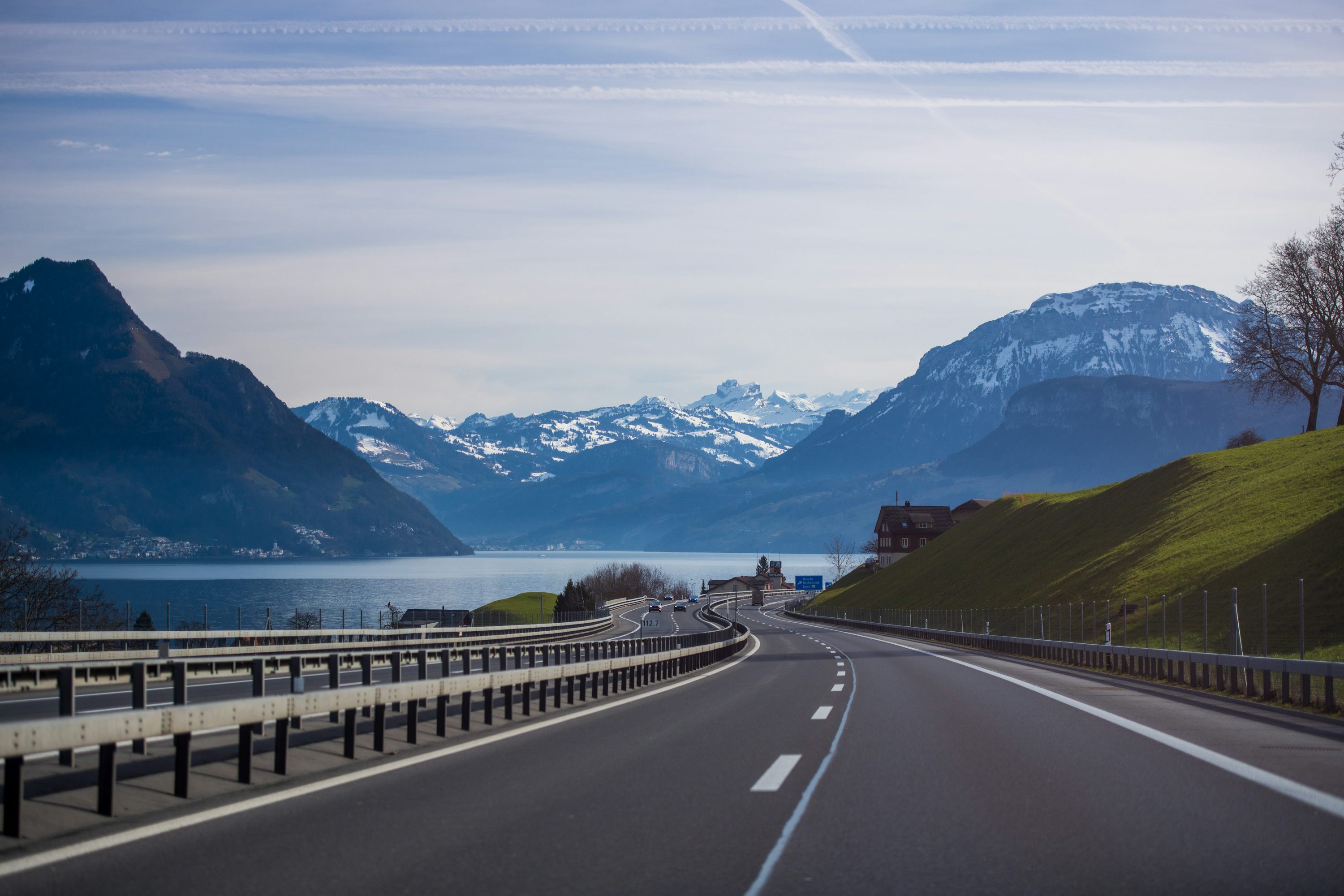 Fahrt durch die Schweiz